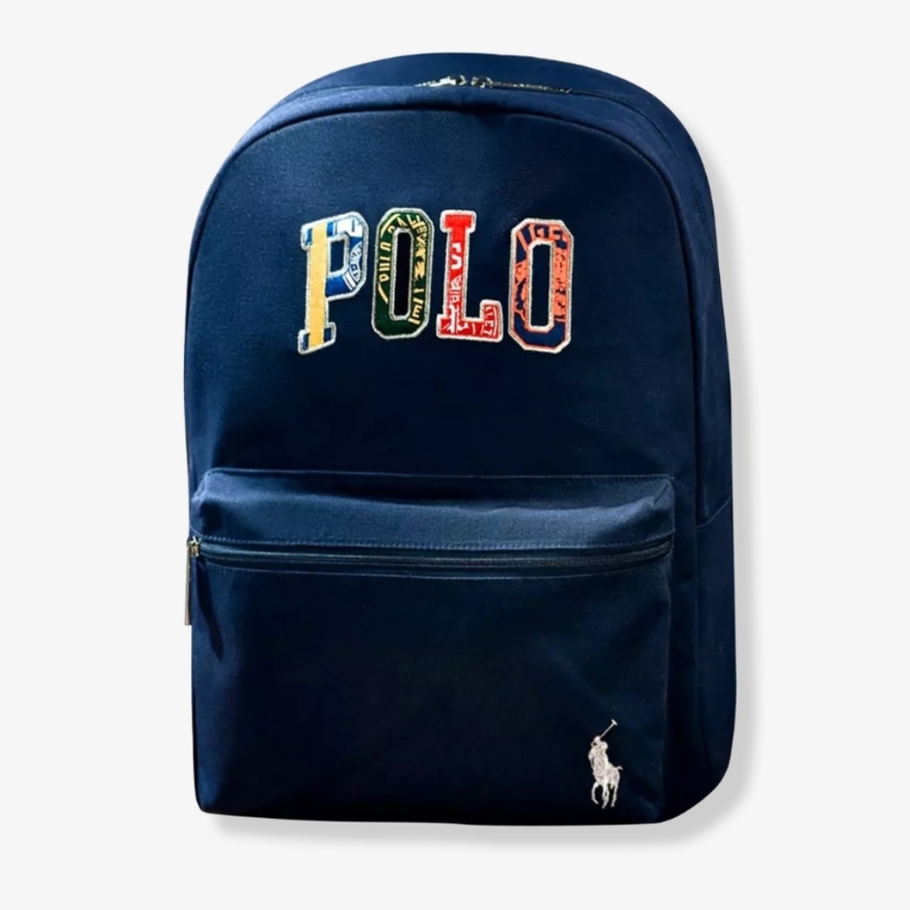 Ralph Lauren Polo Backpack Embroidered Patches - NEW